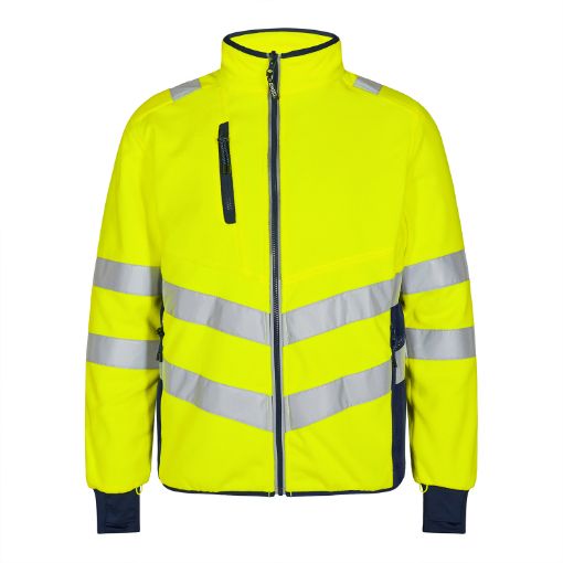 Engel Fleece Jacke, Größe: S, Farbe: Gelb/Blue Ink 1192-236-38165  