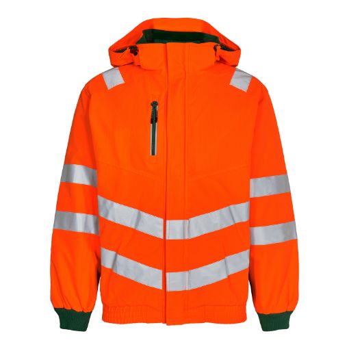 Engel Pilotjacke, Größe: 6XL, Farbe: Orange/Grün 1246-930-101  