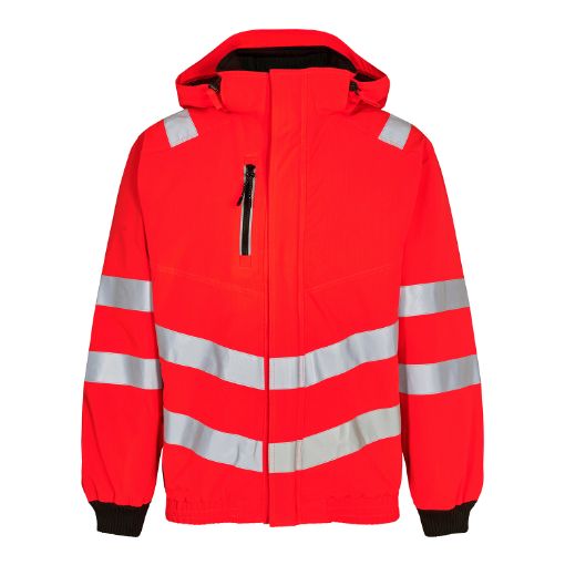 Engel Pilotjacke, Größe: 6XL, Farbe: Rot/Schwarz 1246-930-4720  