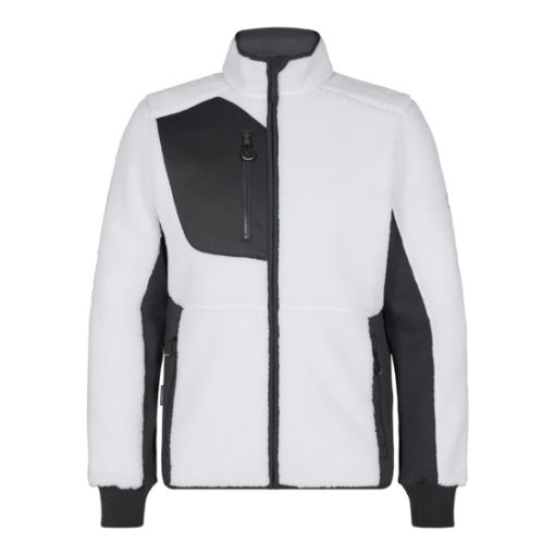 Engel Fazerpelzjacke, Größe: L, Farbe: Weiss/Anthrazitgrau 1362-298-379  