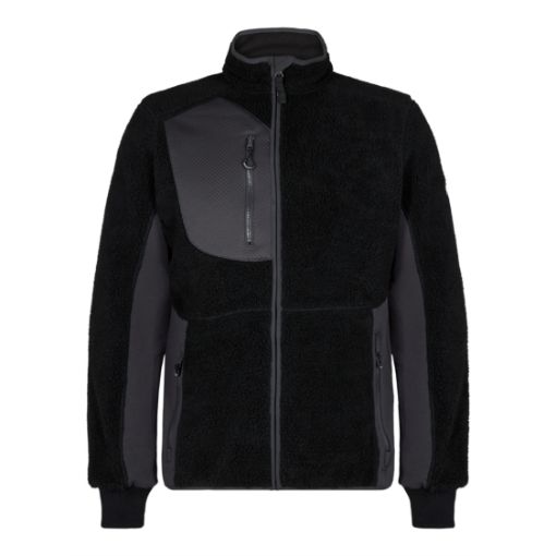 Engel Fazerpelzjacke, Größe: L, Farbe: Schwarz/Anthrazitgrau 1362-298-2079  