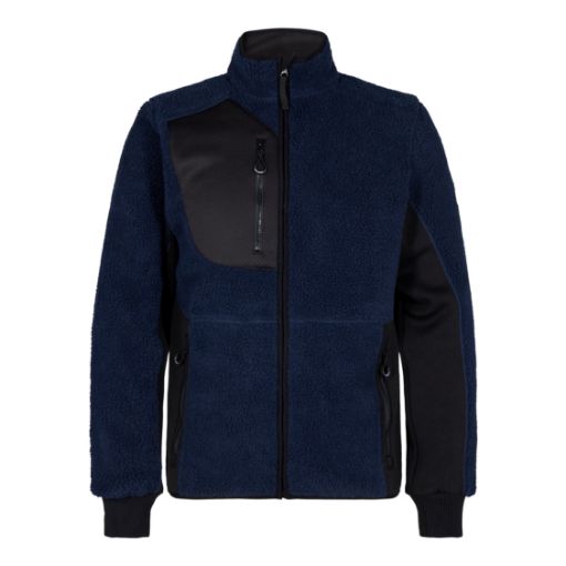 Engel Fazerpelzjacke, Größe: 3XL, Farbe: Blue Ink/Schwarz 1362-298-16520  