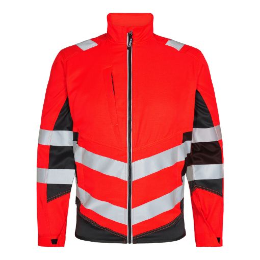Engel Jacke, Größe: 4XL, Farbe: Rot/Schwarz 1545-319-4720  