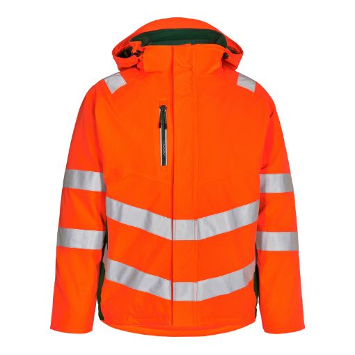 Engel Winterjacke, Größe: M, Farbe: Orange/Grün 1946-930-101  