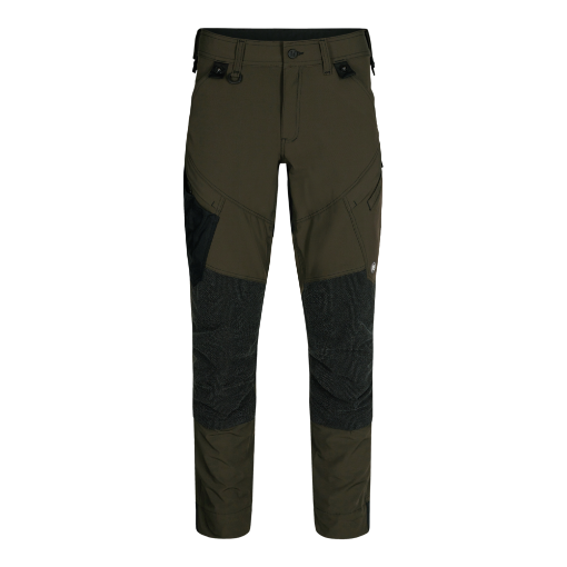 Engel Arbeitshose mit 4-Wege Stretch, Größe: 66, Farbe: Forest Green 2366-317-53 Knietaschen mit Teramid-Kevlar-Verstärkung 