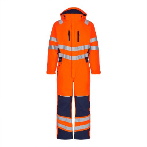 Engel Winter Kombination, Größe: XS, Farbe: Orange/Blue Ink 4946-930-10165  