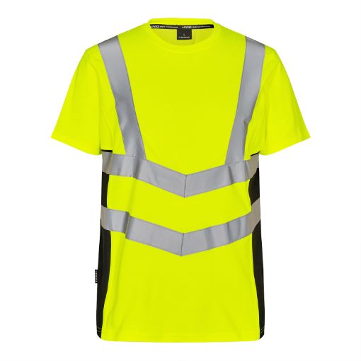 Engel T-Shirt S/S, Größe: 3XL, Farbe: Gelb/Schwarz 9544-182-3820  