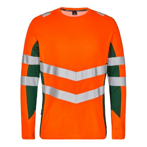 Engel Langarm-Shirt, Größe: M, Farbe: Orange/Grün 9545-182-101  