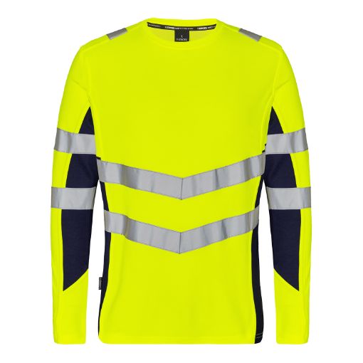 Engel Langarm-Shirt, Größe: 4XL, Farbe: Gelb/Blue Ink 9545-182-38165  