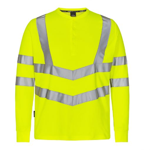 Engel Grandad T-shirt L/S, Größe: M, Farbe: Gelb 9548-182-38  