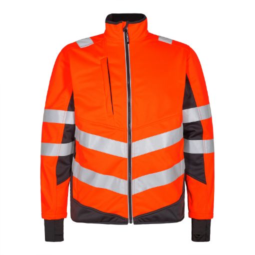 Engel Softshell-Jacke, Größe: XL, Farbe: Orange/Anthrazitgrau 1158-237-1079  