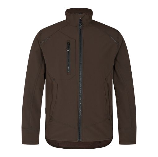 Engel Arbeitsjacke mit 4-Wege Stretch, Größe: S, Farbe: Mokkabraun 1366-317-167  