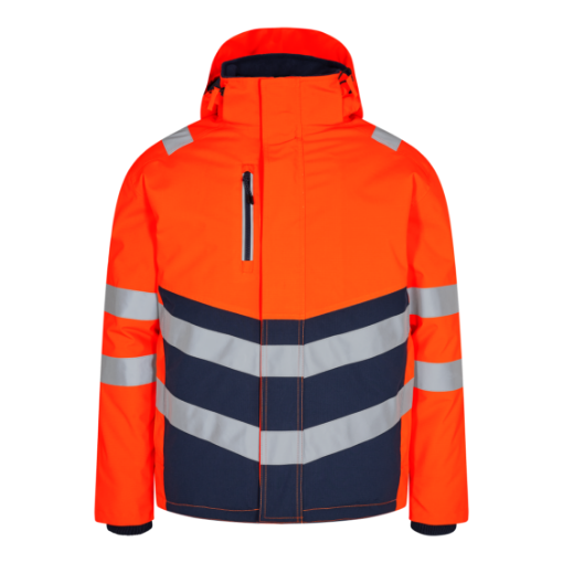 Engel Safety Winterjacke, Größe: XL, Farbe: Orange/Blue Ink 1948-930-10165  