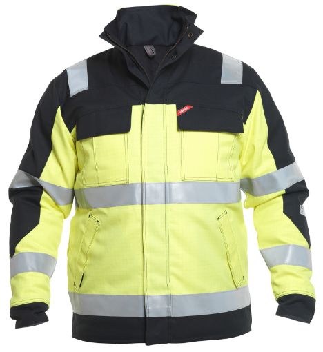 Winterjacke mit Reflexionstreifen 