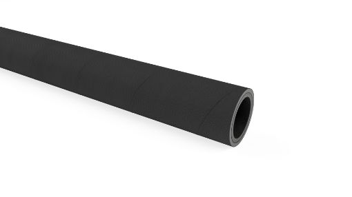 Industrieschlauch 076x7 mm schwarz Rolle: 40 m 10 bar BD, -30/+80°C, SBR, für Frisch-/Schmutz- u. Seewasser (frei v. aggressiven Stoffen), Gülle, 