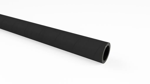 Chemie Spiralschlauch UPE 50x8 mm, schwarz Innendurchmesser 50 mm, Wandstärke 8 mm, Außendurchmesser 66 mm, RL40 Chemikalien Saug- und Druckschlauch mit Gewebeeinlagen, Betriebsdruck 16 bar 