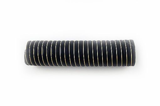 Neoprene-Heißluftschlauch 032mm CR1 VE4 schwarz, einlagig, 32 mm I-Durchmesser, Rolle: 4 m, neoprenbeschichtetes Glasgewebe, 