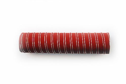 Silikon-Heißluftschlauch 254mm SI2 VE4 rot, zweilagig, 254 mm I-Durchmesser, Rolle: 4 m, silikonbeschichtetes Glasgewebe, 