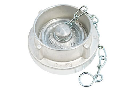 Storz-BLINDKUPPLUNG 32/KA044 ALU mit Kette  Storz BLIND.32 
