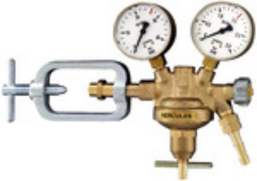 487.37 Flaschendruckregler Acetylen (C²H²) mit Arbeitsmanometer 0-1,5/2,5 bar  