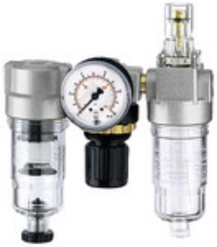 845.02 K Wartungseinheit Standard - mini G 1/4 / 0,5-10 bar mit  Manometer  