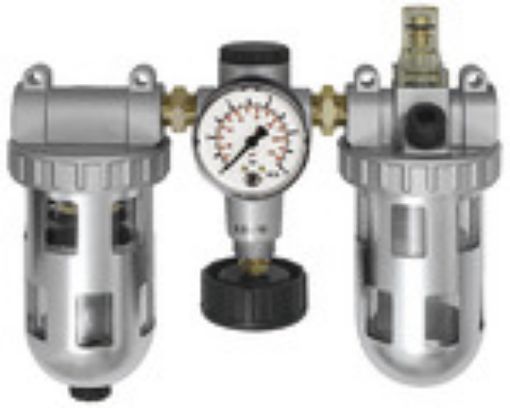 850 C/S Wartungseinheit 3-teilig Standard G 1/2 / 0,5 - 10 bar mit Schutzkorb  