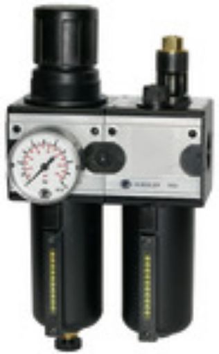 CL 11 M-SR Wartungseinheit 2-teilig multifix G1/4 / 0,5 - 10 bar mit Metallbehälter und Sichtrohr  