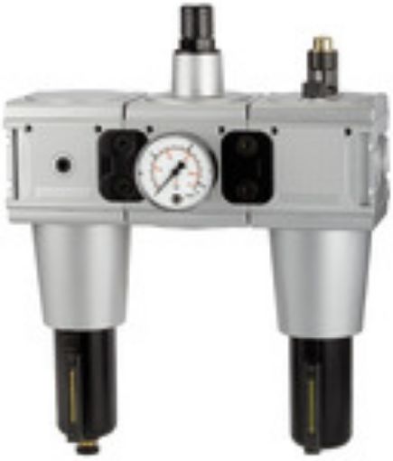 FRL 55 M-SR Wartungseinheit 3-teilig multfix G 1 / mit Metallbehälter und Sichtrohr  