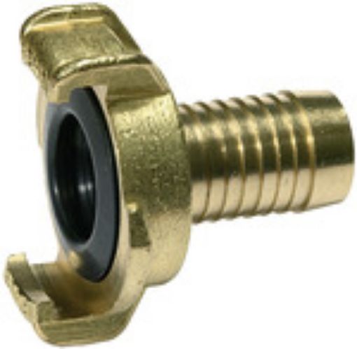 K 103 GEKA Schlauchstück, starr Anschluss LW 19 mm / Dichtung NBR Betriebsdruck max. 40 bar / Ms blank Med Umgebungstemp. -30°C - + 100°C 