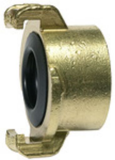 K 111 GEKA-Gewindestück mit Innengewinde G 3/4 / starr / Messing vernickelt Betriebsdruck max. 40 bar Med. Umgebungstemp. -30°C - + 100°C 