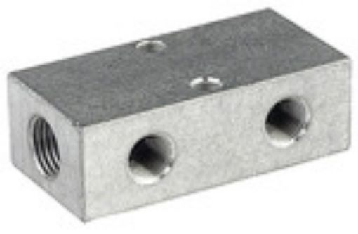VT 15444 Druckregler variobloc / 0,5 - 16 bar  G 1/4 / mit beidseitiger Druckversorgung  inkl. Manometer  