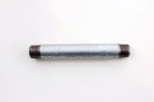 1016TG23RONI14-40 ROHRNIPPEL 1/4" AG X 040MM LANG, NR. 23 Temperguss Fitting verzinkt 