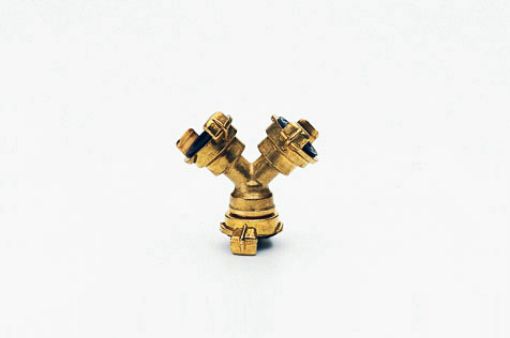 GK-SCHNELLKUPPLUNG Y-VERTEILER, MESSING 3x Schnellkupplung GKY3K 