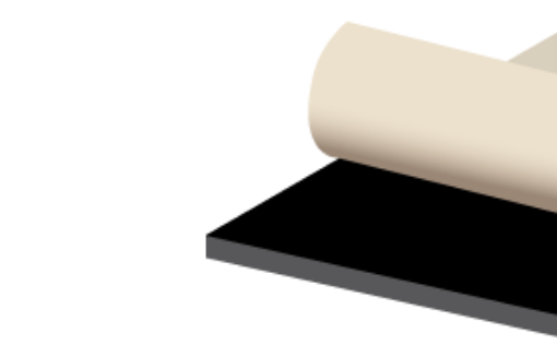 Zellgu.050X10SK.EPDM-10 Zellgummi 50x10mm es. selbstklebend EPDM Rolle: 10 m 