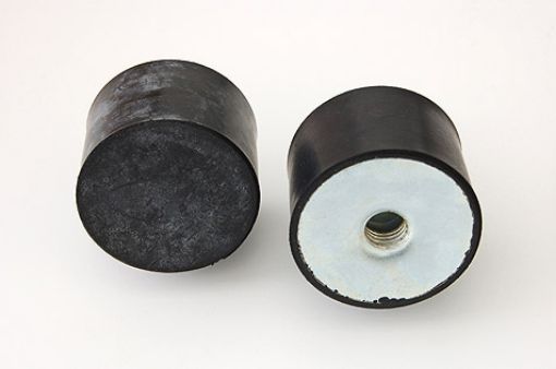 Gupu E 050x021 M12  Gummi-Puffer 050x021-E M12 55SH ES.IG (= Durchmesser x Höhe) 