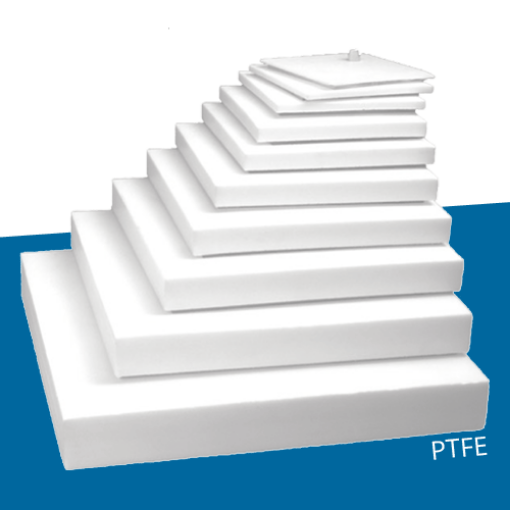 PTFE-Platte 05x0600x0600mm Teflon-Platte, Stck = ca. 4,40kg  