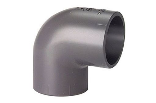 721100107 Winkel  90° PVC-U, metrisch, d=25mm GF, PN 16 