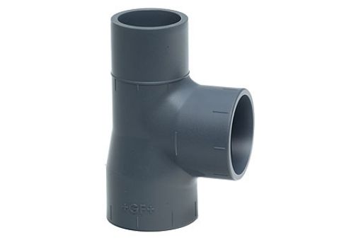 721200306 PRO-FIT T-Stück, 90°, PVC-U, egal, metrisch, d=20mm, d1=16mm GF 