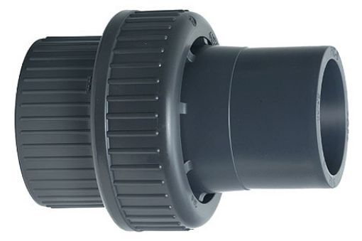 721510311 PRO-FIT Verschraubung, PVC-U/EPDM, metrisch, d=63mm-50mm GF, PN 16 