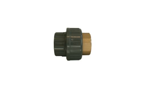 721550510 Übergangsverschraubung PVC-U/EPDM/Messing, metrisch-Rp, AG, d=50 x 11/2" GF, PN 16 