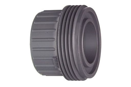 721641110 Einschraubteil PVC-U,  d=11/2", G 21/4" GF, PN 15 