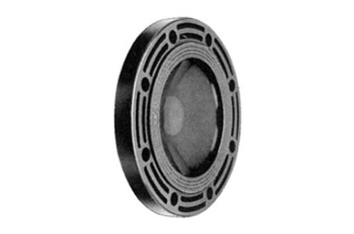 721700525 Blindflansch, PVC-U, Dichtfläche grillt, metrisch, d=400mm GF, PN 6 