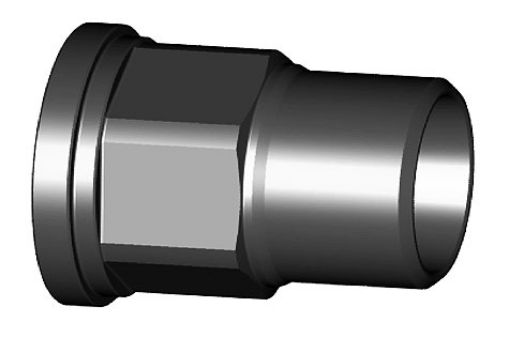 724600808 Einlegeteil, Temperguss verzinkt d 32 x 1"  GF 