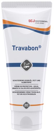 Travabon 100ml Tube Hautschutzcreme gegen Öl,Fett und Klebstoffe TVC100ML 