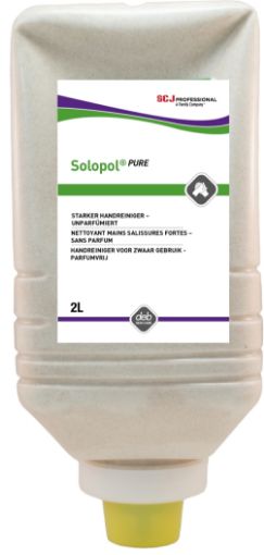 Solopol PURE 2000ml Softflasche Handreiniger,Paste für starke Verschmutzungen 33456 