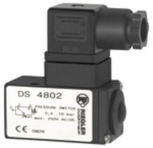 DS 4803 Druckschalter, anflanschbar G 1/4 / Einstelldruck 0,5-16 bar Wechselkontaktausf. / Kunststoff Umgebu  