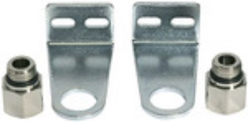 518.120-14 Haltewinkelsatz / Höhe 120 mm für Versorgungsleisten / G 1/4  