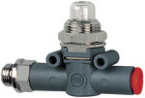 471.014-8 Druckanzeiger lineonline / G 1/4 für Schlauch 8mm Gewinde (Eing.) - Schlauch (Ausg.) Betriebsdruck 2  