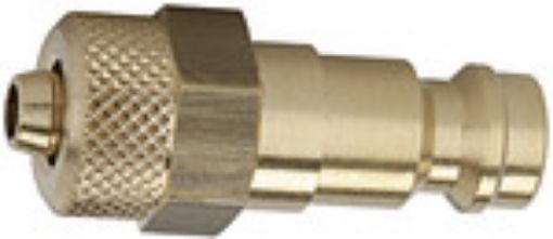 243.30 Nippel / NW 5 für Schlauch 6x8 mm/ Messing blank Betriebsdruck 0-35 bar Med.-Umgebungstemp. -20°C -  