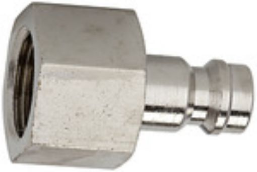 243.033-N Nippel / NW 5 G 1/8 innen / Messing vernickelt Betriebsdruck 0-35 bar /  Med.-Umgebungstemp. -20°C -  